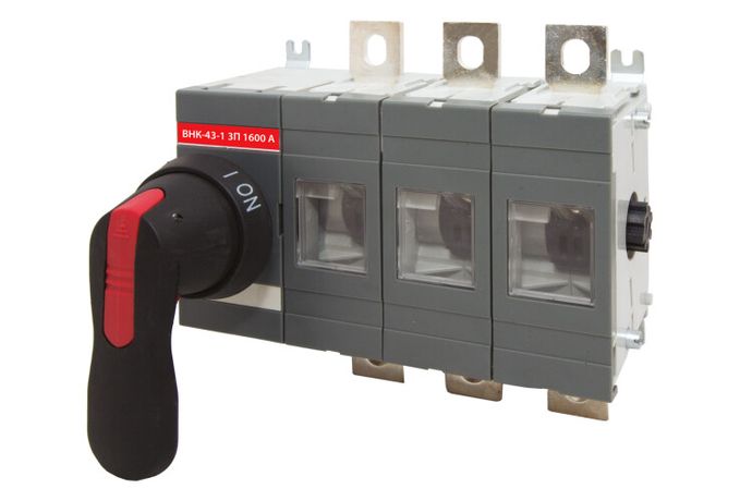 Рубильник ВНК-43-1 3П 1600А с установленной фронтальной ручкой управления | SQ0744-0010 TDM