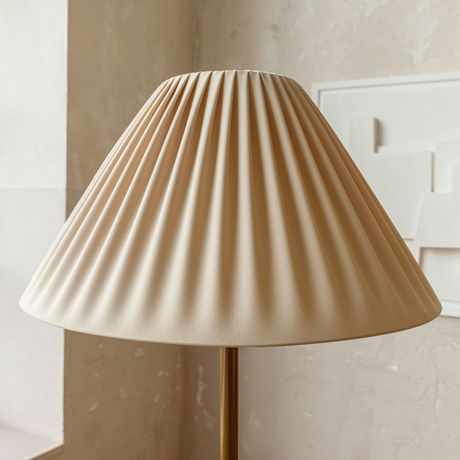 Светильник НТБ-11-60-105 латунь с абажуром Атриум - 300956 Эркадо