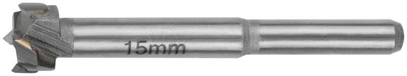Сверло Форстнера (фреза) с карбидными вставками 15мм FIT 36521 РОС