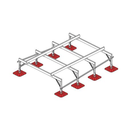 Конструкция опорная для установки оборудования TECHNORAPTOR FOOT 2000х2500 KM-TR-F-SSEI-2000-2500 КМ TR0044 КМ-Профиль