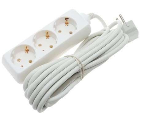 Удлинитель 3х5м с заземл. 16А IP20 Standart S-GCD3-5 Uniel 02892