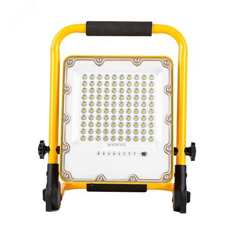 Прожектор светодиодный переносной с зарядным устройством 50W, 10Ah 18650, 6400K, IP66, LL-951 | 48676| Feron