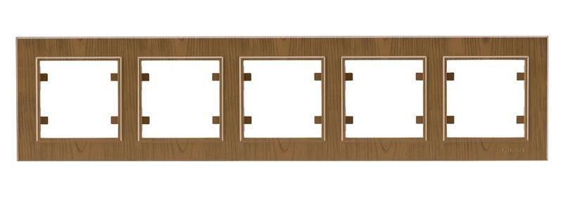 Рамка 5-м Karea горизонт. дуб Makel 56101705