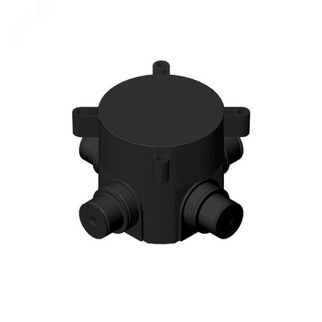 Коробка установочная 70х66,5 (внутр. разм) для монолитных стен, 4 ввода, высота 72 мм, IP 44 | КУ1301 HEGEL