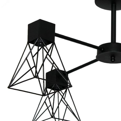 Светильник Дельта 141 черн.муар НПБ 01-4х60-126 Е27 ИУ - 1005404784 Элетех