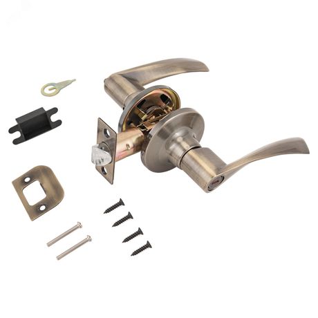 Защёлка СТАНДАРТ 8901 BK AB бронза фикс - 10135 ПТК