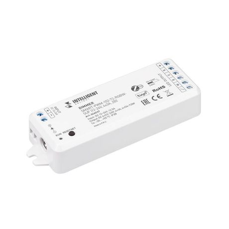 Диммер INTELLIGENT ARLIGHT SMART-PWM-102-72-RGBW-SUF (12-24V, 4x3A, ZB) (IARL, пластик) - 046537
