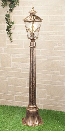 Светильник садово-парковый GLYF-8046F Diadema F черное золото | a030677 Elektrostandard