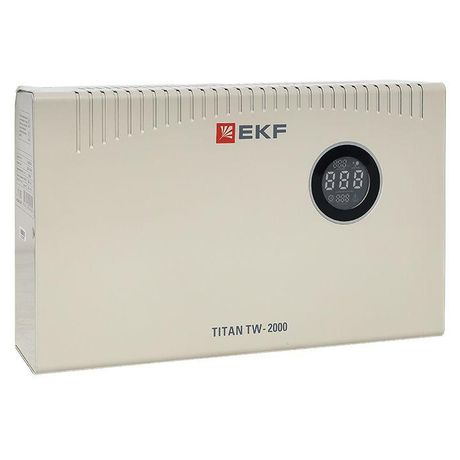 Стабилизатор напряжения электронный с возможностью настенного монтажа TITAN -TW-2000 |stab-TW-2000| EKF