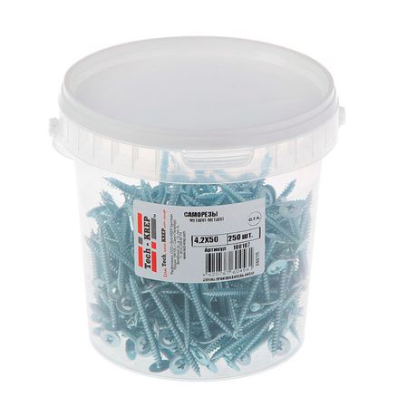 Саморез ШСММ 4,2х50 (250 шт) - ведро ( 0,93 кг) | 100107 Tech-KREP
