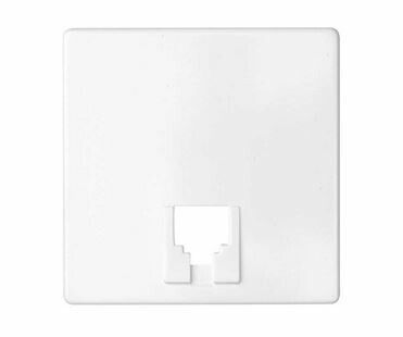 Накладка для телефонной розетки белого матового цвета S82 Concept | 8200062-090 Simon