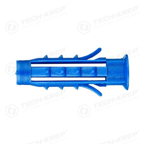 Дюбель распорный Чапай 6х25 шипы+усы (полипропилен) (60 шт) - пакет ( 0,035 кг) | 112961 Tech-KREP