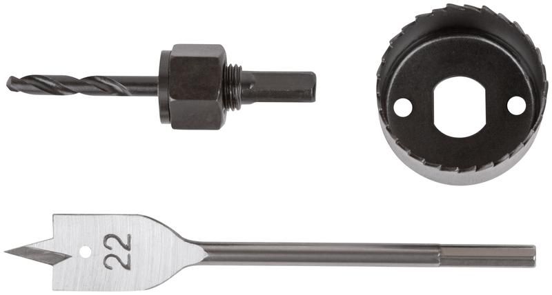 Набор сверл для замков 22/48мм (3 предмета) КУРС 36348