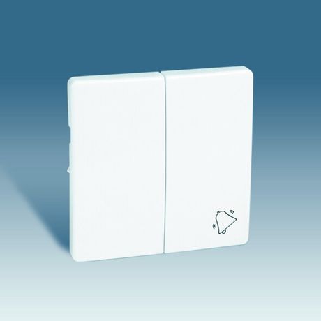 Клавиша двойная с пиктограммой "звонок" для 75301-39 Simon82/82Nature графит 82027-38