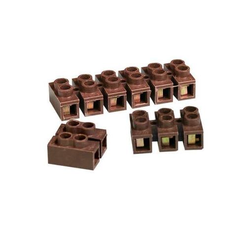 Колодка клеммная 3х2.5кв.мм 10А термопласт IP20 кор. БЕЛТИЗ СОВ-2.5-006-03 Bylectrica