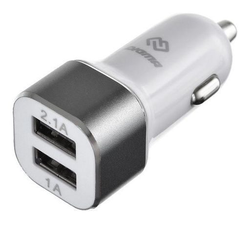 Устройство зарядное автомобильное DGCC-2U-3А-WG 2.1А+1А универс. бел. Digma 1079220