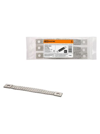 Проводник заземления плоский луженый ПЗ 25-500 (3 шт. упак) ТDM | SQ0839-0024 TDM