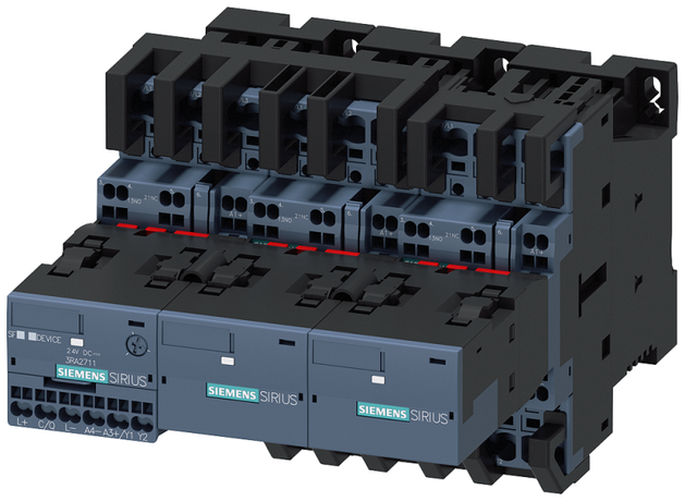 СБОРКА ПО СХЕМЕ ЗВЕЗДА-ТРЕУГОЛЬНИК С КОММ. I/O-LINK AC3, 22КВТ/400V, DC 24V, 3-ПОЛ., ТИПОРАЗМЕР S0, ПРУЖИННЫЕ КЛЕММЫ ЭЛ. И МЕХ. ВЗАИМНАЯ БЛОКИРОВКА, 1НО+1НЗ ИНТЕГР. В СЕТЕВОЙ КОНТ. 1НО+1НЗИНТЕГР. ЗВЕЗДЫ, ТРЕУГОЛЬНИКА, - 3RA2426-8XE32-2BB4 Siemens