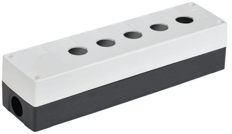 Корпус постов КП105(6)-Р для кнопок 5(6) мест белый | BKP10-6-K01-R IEK