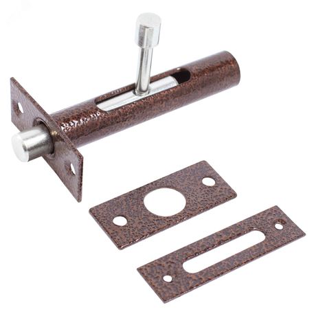 Засов Киров Секрет ЗД-05 антик медь врезной - 14009 ПТК