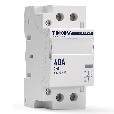 Контактор модульный 36мм 40А 230В АС 2НО PRIZMA TOKOV ELECTRIC TKE-PZ-MC-2-40-230-20 TOKOV ELECTRIC арт. TKE-PZ-MC-2-40-230-20