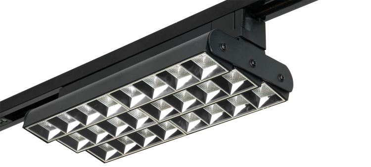 Светильник светодиодный трековый на шинопровод белый ДПО-60Вт IP40 4000К 5100Лм PTR 2260R 3S JazzWay - 5039513