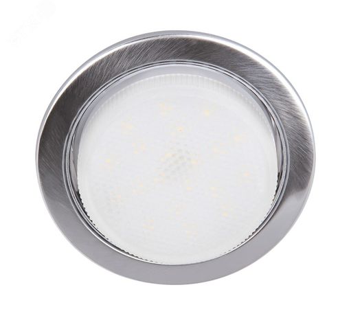 Светильник светодиодный встраиваемый _PGX53 10639.26 хром матовый /10 шт. в уп./ 106*39мм | .5043497 Jazzway