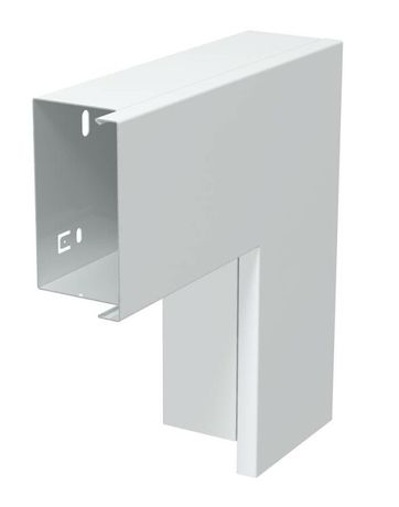 Плоский угол с крышкой кабельного канала LKM 60x100 мм (сталь,белый) (LKM F60100RW) | 6249507 OBO Bettermann