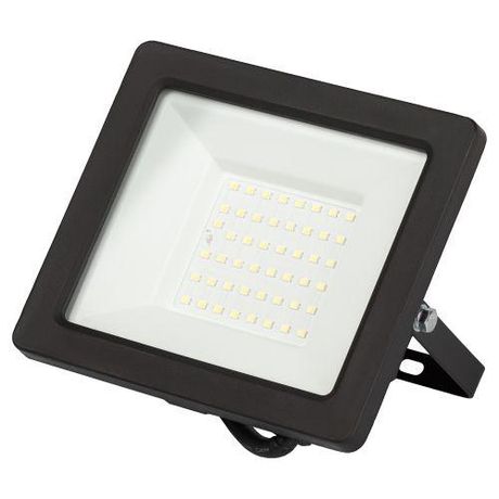 Прожектор светодиодный ДО-50Вт 6500К 4000Лм IP65 встроенное фотореле 200-240В черный корпус 50w холодный LPR-042-3-65K-050 - Б0064410 ЭРА