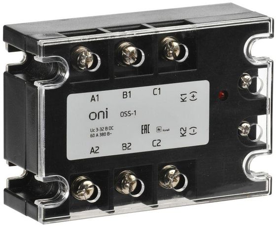 Реле твердотельное OSS-1 60А 380В AC 3-32В DC | OSS-1-3-60-B ONI IEK