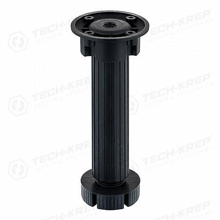 Ножка цокольная Н150 145-165мм с 1 клипсой пластик. черн. (уп.2шт) Tech-Krep/Zitar 129972