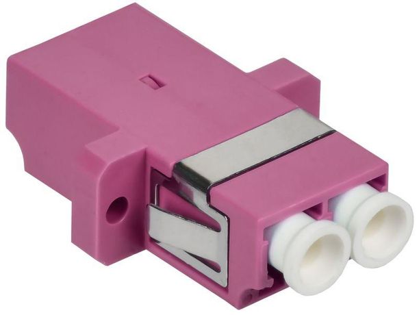 Адаптер оптический проходной LC-Duplex. OM4. UPC - FC-LCD-UPC-04 IEK