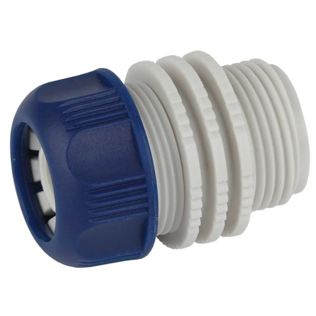 Адаптер для шланга 12мм (1/2) с наружной резьбой пластик (50/200/2400) Green Apple Б0017775 ЭРА