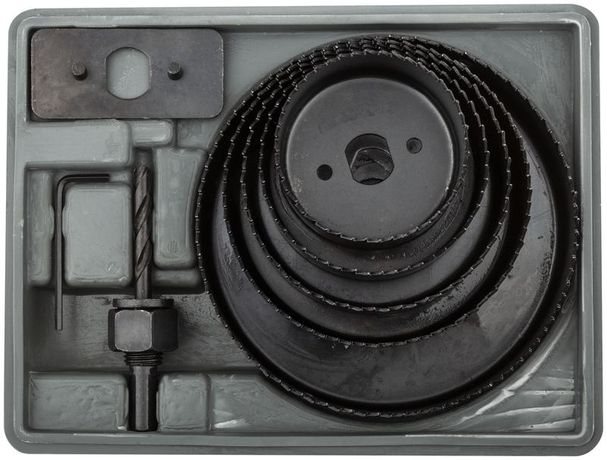 Набор пил круговых 64; 76; 89; 102; 127мм кейс (5 предметов)КУРС 36738