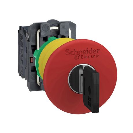 КНОПКА АВАРИЙНОГО ОСТ. 22ММ С КЛЮЧЕМ XB5AS9445 | Schneider Electric
