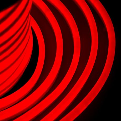 Гибкий Неон LED - красный, оболочка красная, бухта 50м | 131-022 NEON-NIGHT
