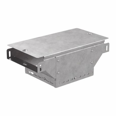 Ответвитель для лотка Т-образн. 200х50 вертикальный с крышкой Стандарт Промрукав PR16.0962 Строитель