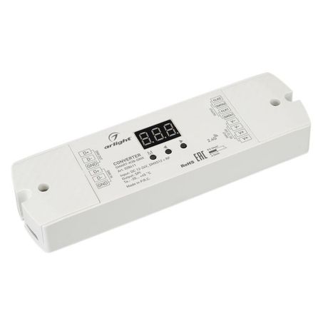 Конвертер SMART-K38-DMX (12-24V, SPI, 2.4G) (ARL, IP20 Пластик, 5 лет) - 028411 Arlight