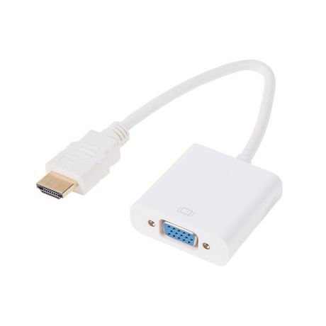 Переходник штекер HDMI - гнездо VGA, провод | 17-6835 REXANT MEET