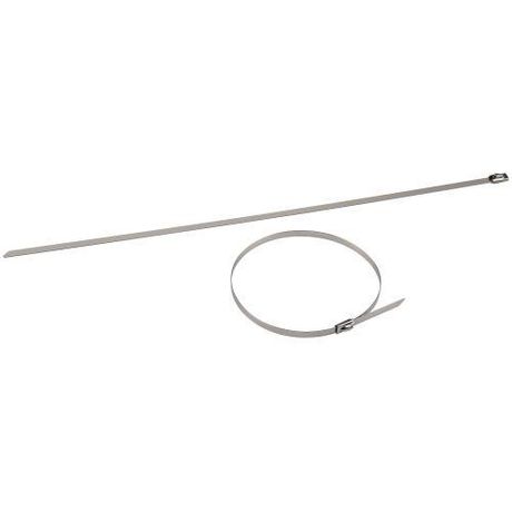 Стяжка кабельная (хомут) стальная AISI 304 NO-225-245 4.6 x 100 мм 10 шт - Б0066315 ЭРА