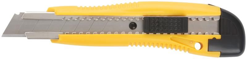 Нож технический 18мм усиленный пластиковый FIT 10240 РОС