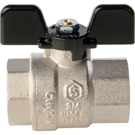 Кран шаровой 3/4' ВВ ручка бабочка - SVB-0002-000020 STOUT RG008Q0LA66MAJ