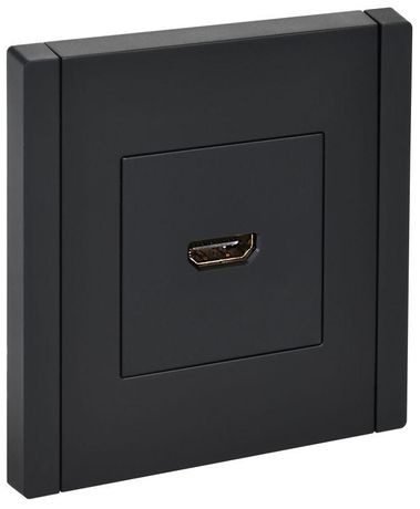 Розетка HDMI FORTE&PIANO FP140 черн. IEK FP-H10-K02