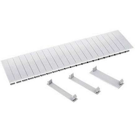 Заглушка для автоматических выключателей (12 автоматов) серая | ЗА-12 Рувинил TYCO