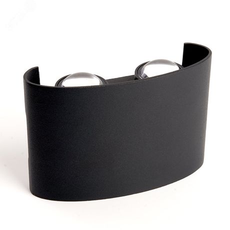 Светильник светодиодный уличный ДБУ-4х1w вверх/вниз 4000K IP54 черный - DH701 48311 FERON