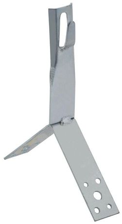 Держатель проводника круглого 6-8мм для конька h=80мм оцинкованная сталь HDZ IEK - ZDP80-14-4-68-80