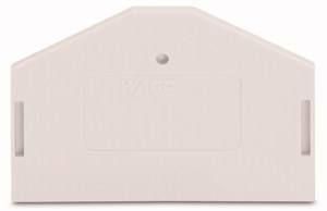 Пластина торцевая промежут. свет. сер. WAGO 280-354