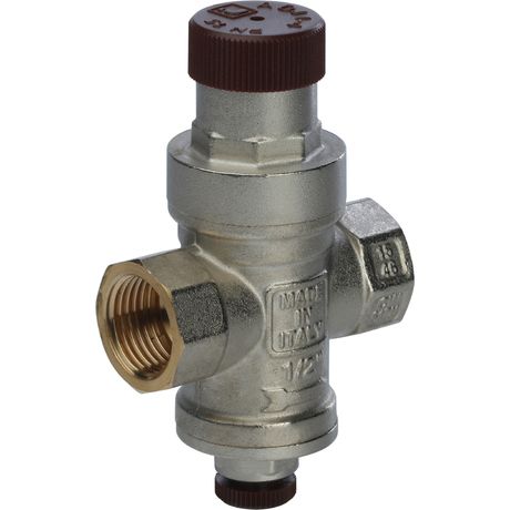 Редуктор давления PN16 вн/вн 1/2' с выходом под манометр - RG008UB79DF16P STOUT SVS-1010-000015