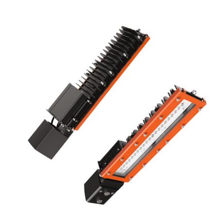 Светильник взрывозащищенный LED LAD R320-1-120G-230AC-30K Ex 35Вт 4500К IP66 крепление на консоль 120град. LADesign LADLED1LSG230AC30KEx