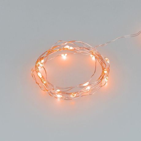Гирлянда светодиодная ARD-DEW-HOME-2000-CLEAR-20LED-STD Orange (1.5V, Battery Pack, Cork) (Ardecoled, IP20) - 048693 Arlight
